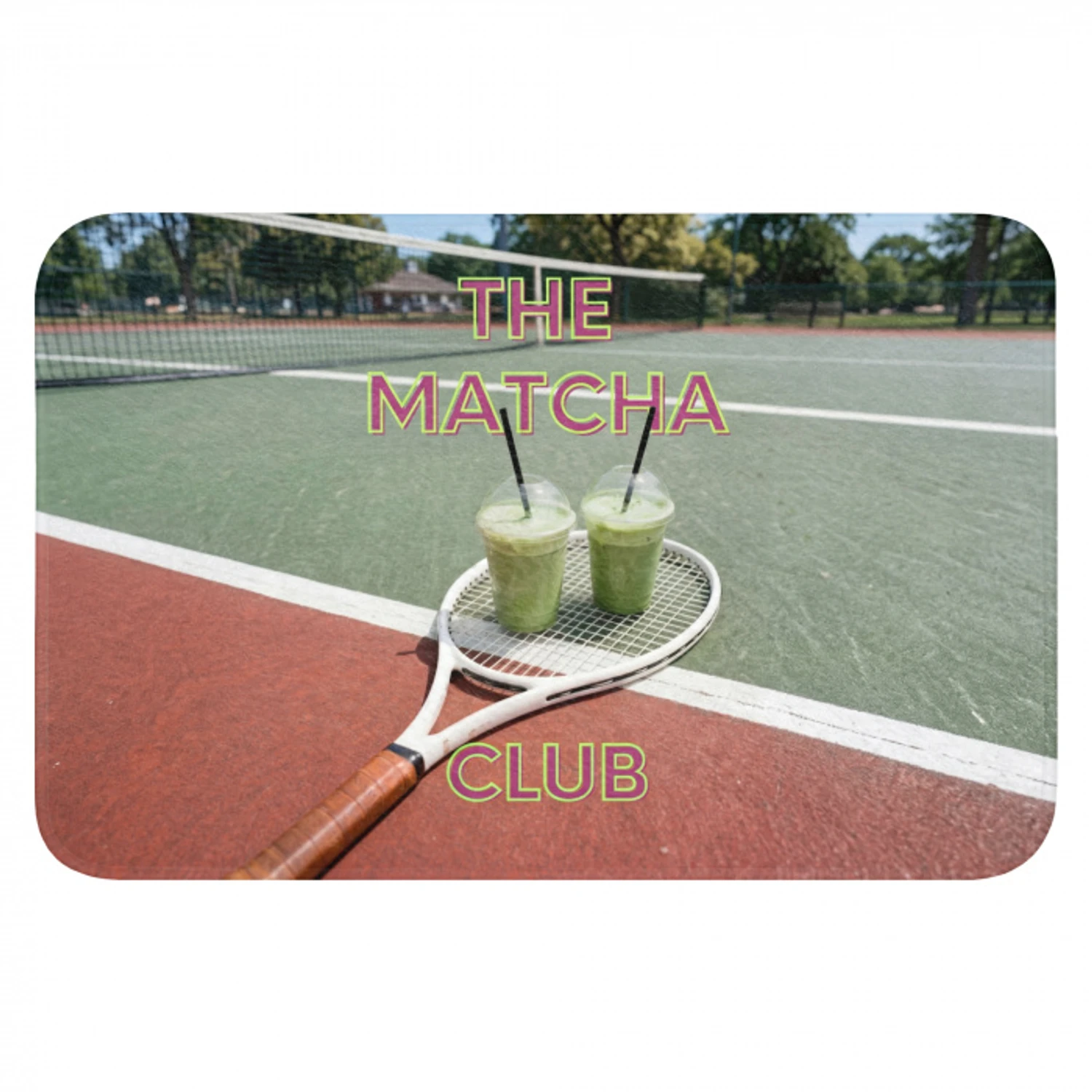 Matcha Club - Tennis - Matcha Badmat klein -3d