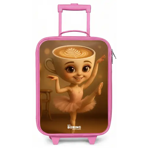 Ballerina Cappuccina Kinderkoffer - Roze klein -zz3dotto