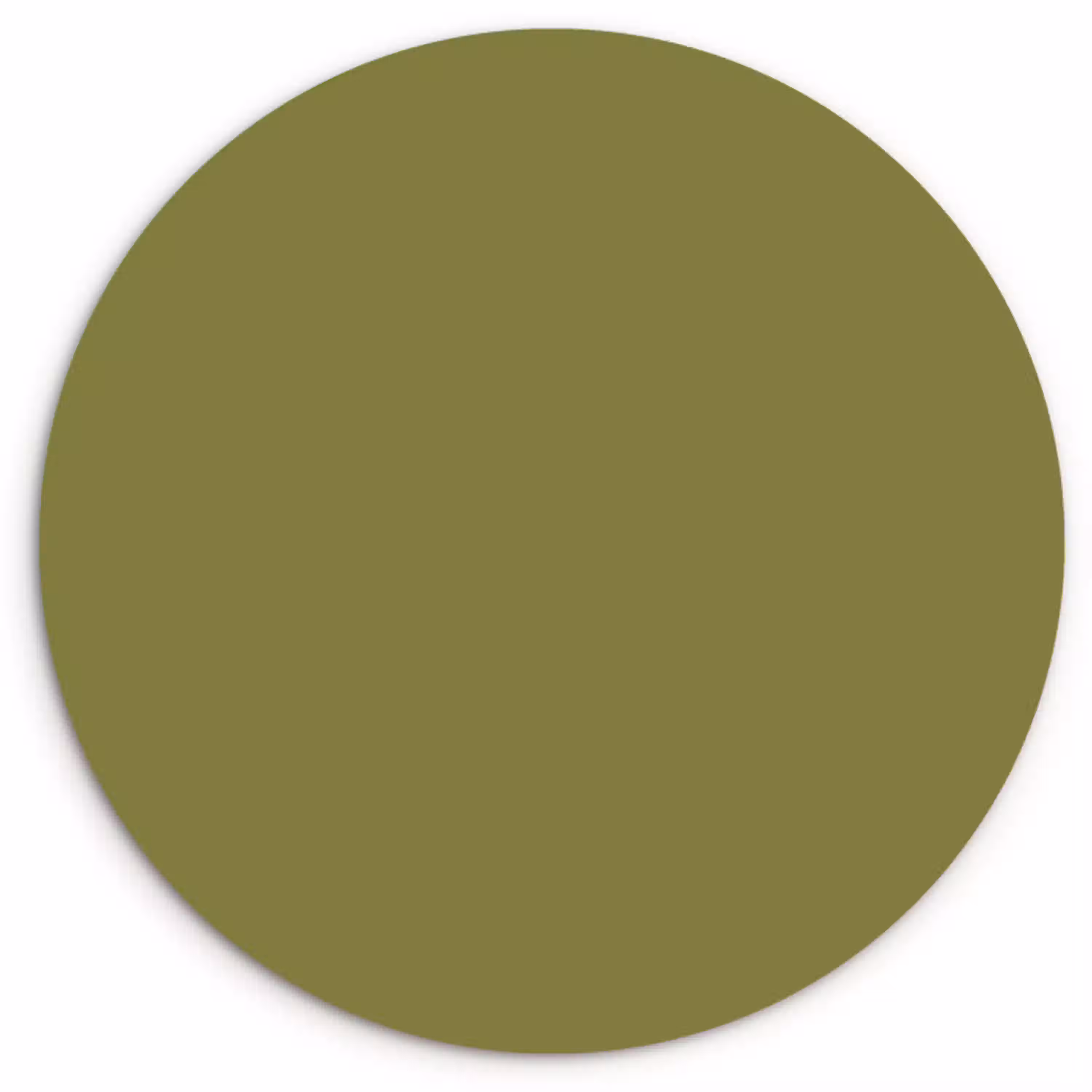Juniper - Groen - Organisch Wandcirkel kunststof plaat 5mm dik klein 188 -3d