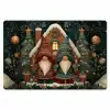 Kerst - Gnomen - Peperkoekhuisje - Rood - Groen Placemat vinyl groot -zzsfeer1_Kitchenyeah-website