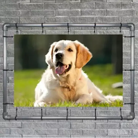 Tuinposter met afbeelding van hond