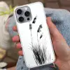 Minimalistisch - Stelen - Wit Hoesje iPhone 16 Pro Max met koord klein -sfeer3