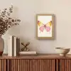 Vlinder - Illustratie - Roze Light Box met kabel (Tafellamp) klein -sfeer2