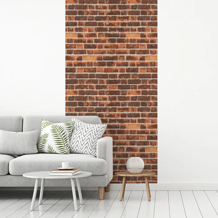 Bakstenen - Oud - Muur - Verkleuring fotobehang vinyl groot 64 -woonkamer
