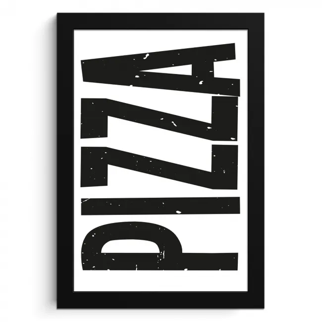 Pizza - Japandi - Decoratie - Vintage KitchenYeah - Keuken - Fotolijst klein -3d