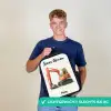 Graafmachine - Getekend - Oranje Rugzak - Zwart middel -sfeer7_NL