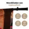 Colosseum - Rome - Roze Bloemen Wandkleed katoen klein -sfeer2