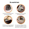 Boeken - Stapel - Kleurrijk Inductie beschermer vinyl 3mm klein -zzzzzzz-td-werking
