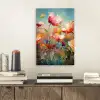 Bloemen - Watercolor - Kunst - Botanisch - Natuur aluminium wit klein -sfeer1