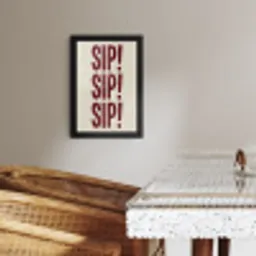 Japandi - Vintage - Decoratie - Rood KitchenYeah - Keuken - Fotolijst klein -sfeer3
