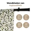 Bladeren - Bessen - Roze Wandkleed katoen klein 269 -sfeer2
