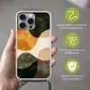 Vormen - Okergeel - Abstract Hoesje iPhone 16 Pro Max met koord klein -sfeer2_NL