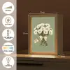 Lint - Boeket - Groen - Quote Light Box met kabel (Tafellamp) klein -USP_NL