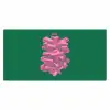 Abstract - Pink - Lijnen - Groen Muismat XXL klein -3d_leeg