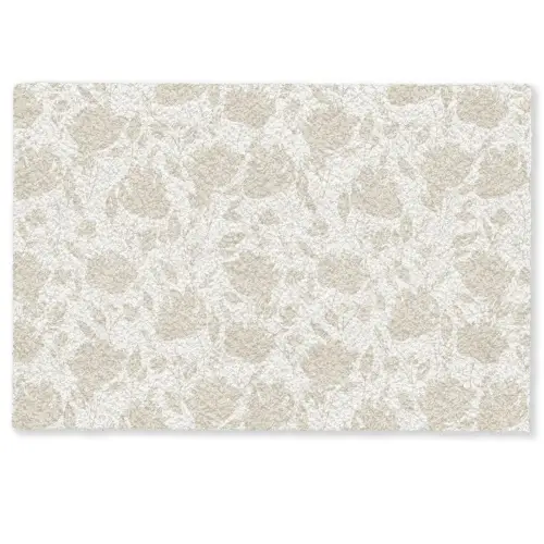 Bloemenpatroon - Silhouet - Wit Deurmat klein 898 -zkaufland3d