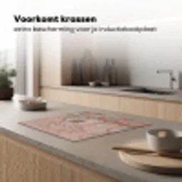 Nostalgisch - Reigers - Roze Inductie beschermer vinyl 3mm middel -sfeer1