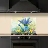 Lavendelbloemen - Quote - Gieter keuken achterwand spatscherm klein -sfeer1