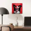 Hond - Hartjesbril - Loveyou - Rood aluminium wit klein -sfeer5