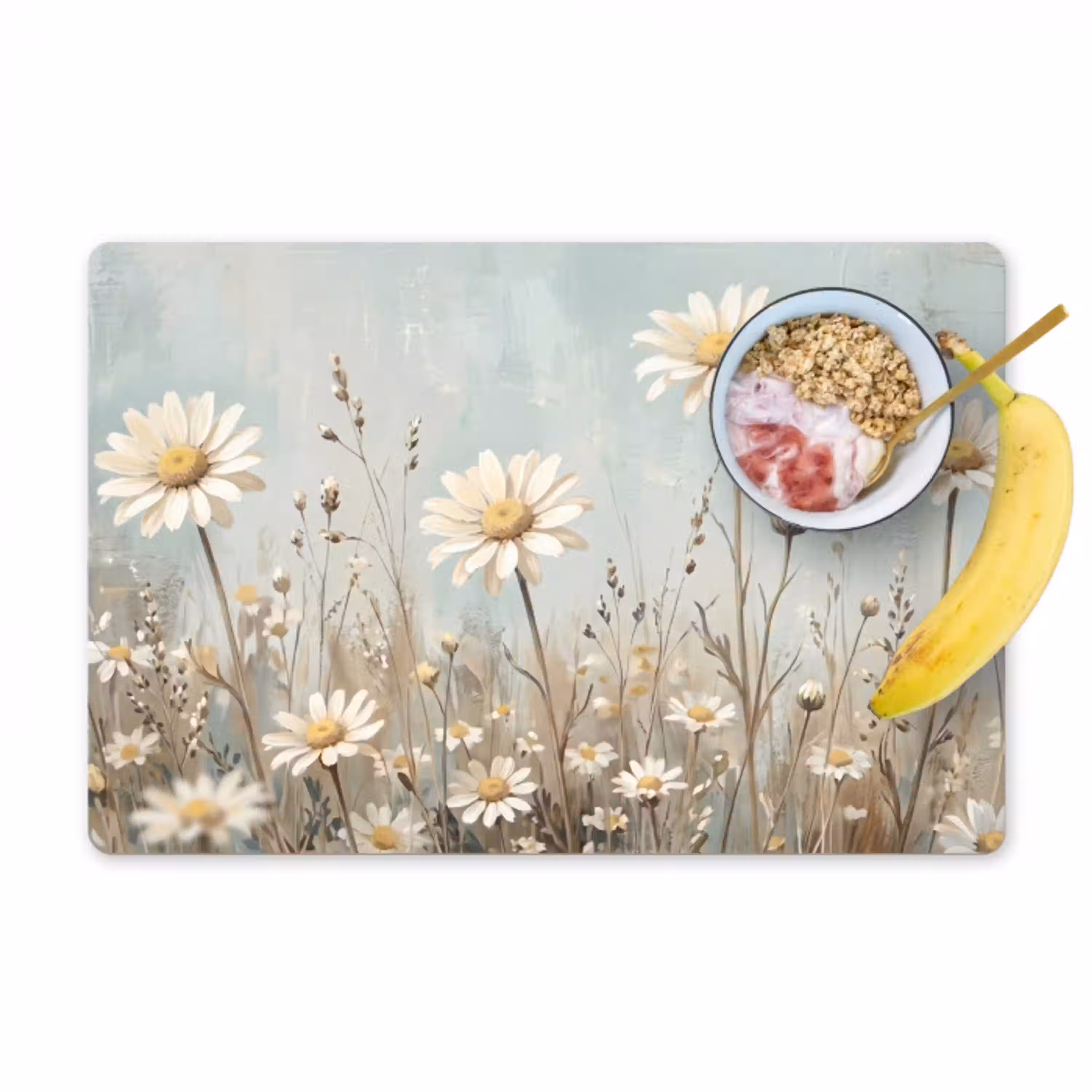 Madelief - Illustratie - Wit Placemat vinyl groot -zzzproduct_Kitchenyeah-website