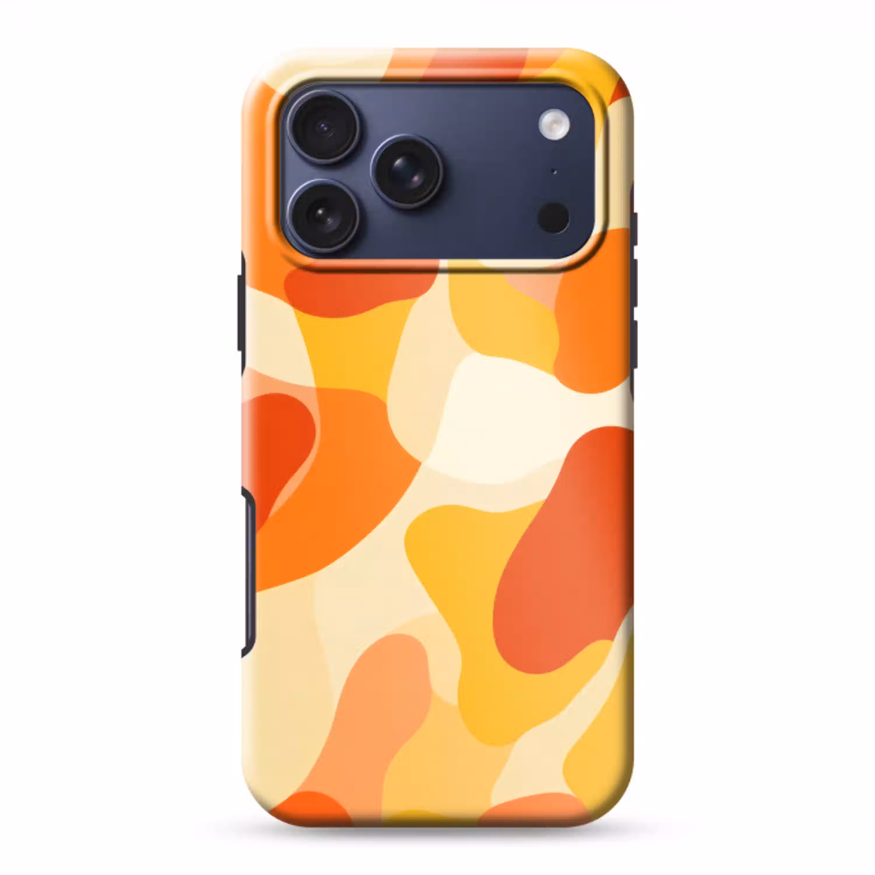 Abstract - Vormen - Oranje Toughcase MagSafe Apple iPhone 17 Pro Max klein -3d