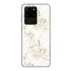 Wit - Marmer - Luxe - Goud Telefoonhoesje Samsung Galaxy S20 Ultra klein 358 -3d