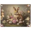 Haas - Stilleven - Bloemen tuinposter los doek klein -3d