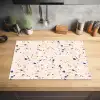 Terrazzo -  Patroon - Kleurrijk - Indigo Inductie beschermer vinyl 3mm klein 276 -sfeer5