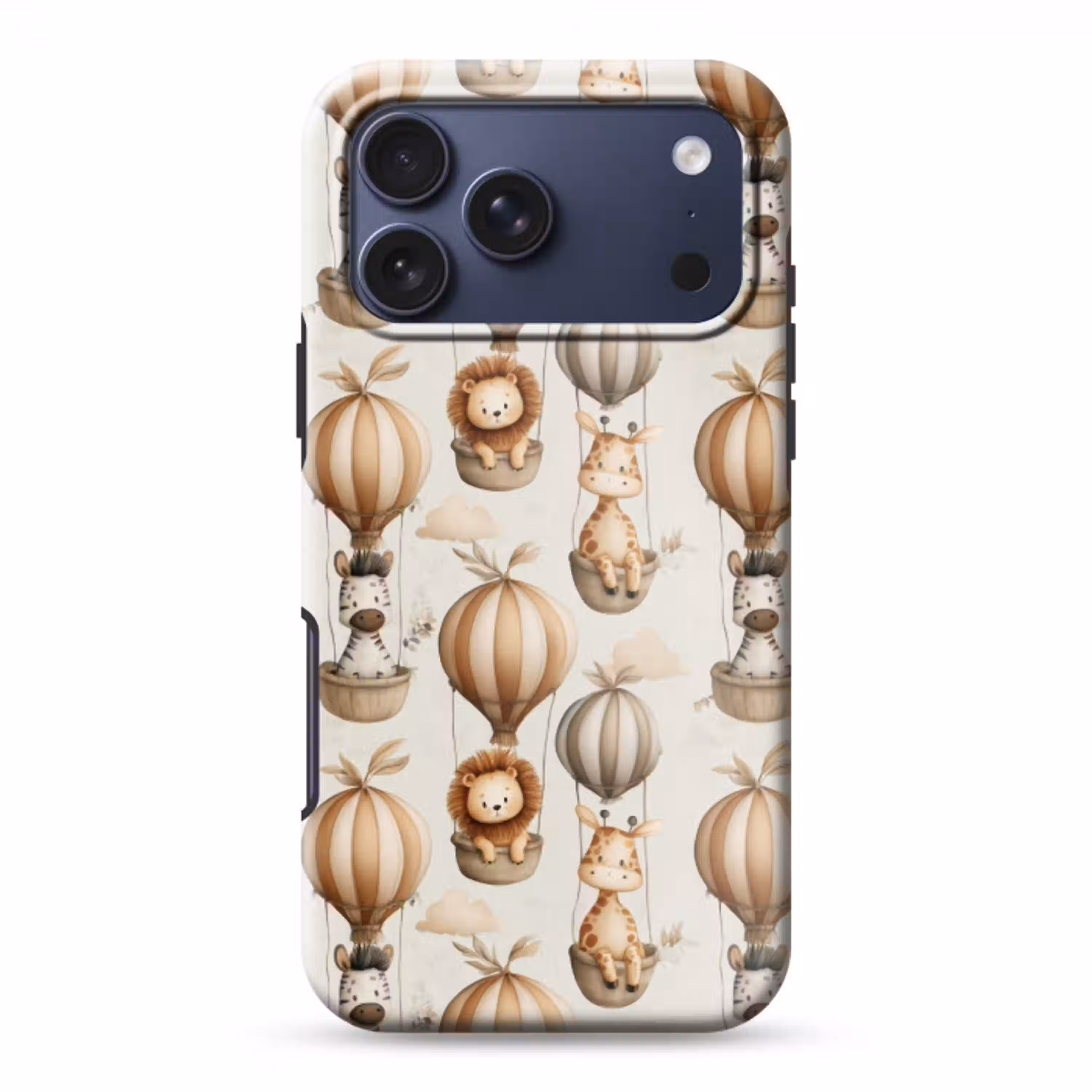 Safari - Luchtballonen - Taupe Toughcase MagSafe Apple iPhone 17 Pro Max klein 1019 -3d