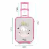 Prinses met knotjes Kinderkoffer - Roze klein -productfoto_formaten