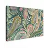Patroon - Kleurrijk - Sierlijk - Groen canvas 2cm klein -z3d