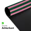 Verticale strepen - Groen - Roze Muismat XXL klein 681 -sfeer2