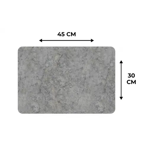 Beton - Antiek - Patronen Placemat vinyl groot 368 -specs
