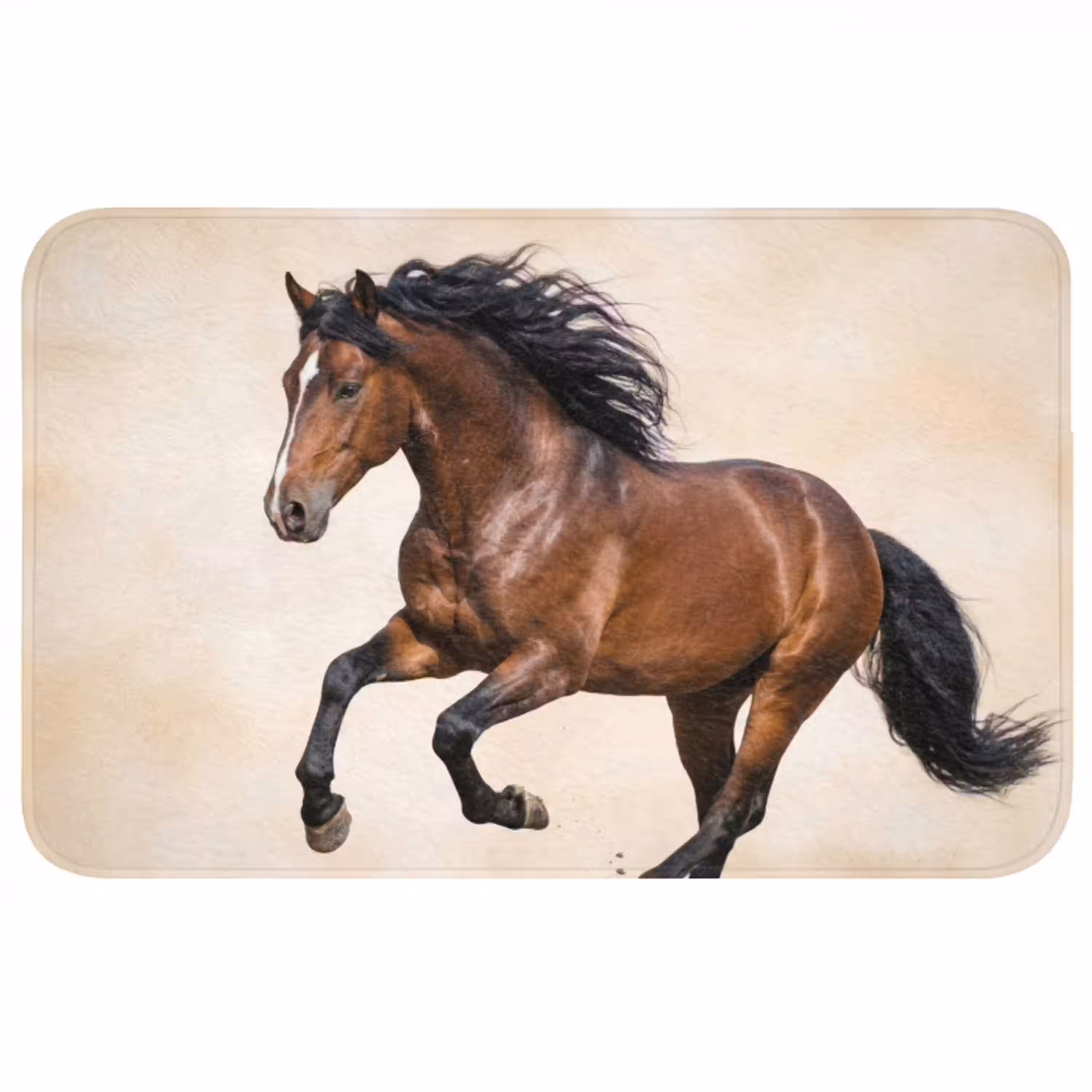 Paard - Galop - Energie Badmat middel -3d