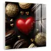 Macarons - Rood - Hart plexiglas 5mm klein -zzzproduct_nieuw