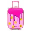 Verf - Smiley - Roze Kinderkoffer - Roze klein -zz3dotto