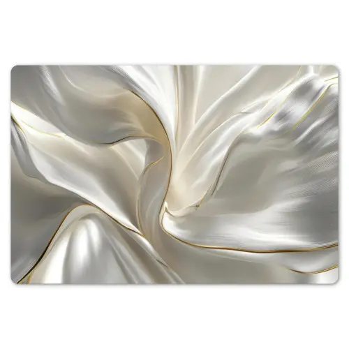 Stof - Plooien - Goud Placemat vinyl groot -zzsfeer1_Kitchenyeah-website