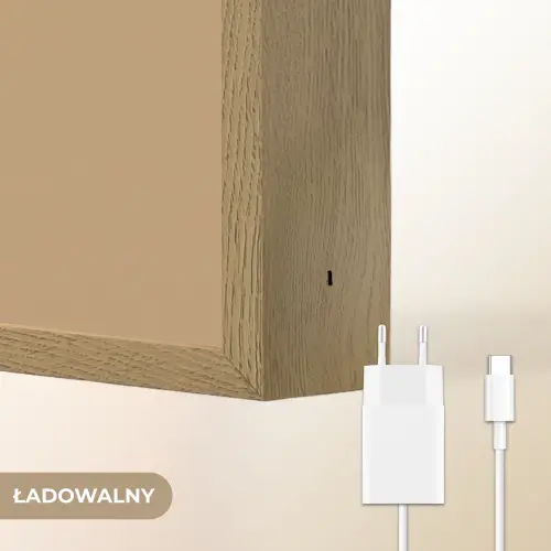 Beer - Minimalistisch - Bruin Light Box met batterij (Wandlamp kind) middel -USP_websiteoplaadbaarNL