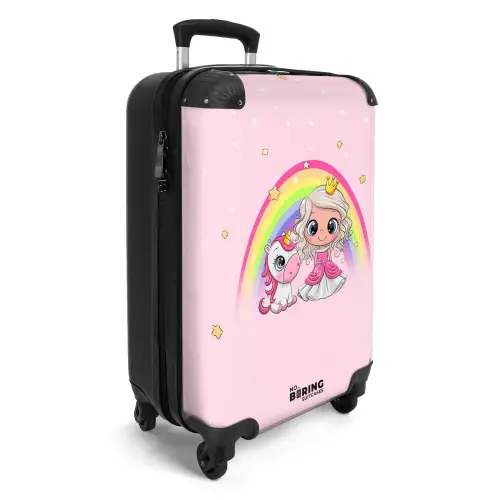 Eva eenhoornprinses Koffer - NBS - Handbagage middel -productfoto_3d