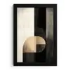 Vormen - Modern - Zwart fotolijst zwart zonder passe partout klein -3d
