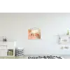 Vogels - Kleurrijk - Tak textielposter latten blank klein -kinderkamer