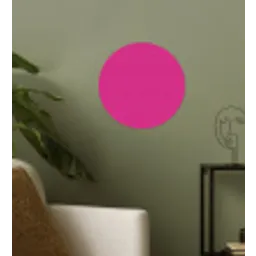 Fuchsia - Neon - Kleuren Wandcirkel behangsticker klein 186 -sfeer2