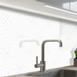 Patroon - Lijn - Design - Kleur keuken achterwand 2 middel 865 -zzzz3d_schuin
