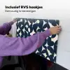 Modern - Geometrisch - Blauw Inductie beschemer met haakjes klein 777 -ky-ophangen-nl