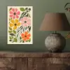 Bloemen - Speels - Kleurrijk aluminium wit klein -sfeer2