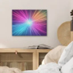 Abstract - Light - Burst - Modern - Colorful PET vilt klein -sfeer3