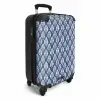 Barok patroon blauw NBS - Handbagage koffer - Volwassenen Unisex middel -productfoto_3d