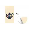Theepot - Kleurrijk - Bloemen fotobehang vinyl groot -3d