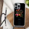 Tulpen - Bessen - Boeket - Vaas Hoesje iPhone 16 Pro Max met koord klein -sfeer4