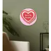 Liefde - Hart - Valentijn Wandcirkel kunststof plaat 5mm dik klein -sfeer3