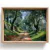 Pad - Bomen - Schaduw - Dienblad Rechthoek middel -z3d_shopping
